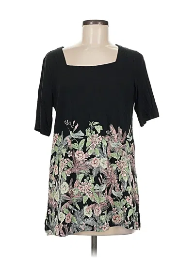 Pre-owned Jjill Casual Dress In Black