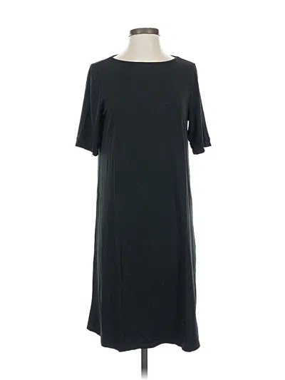 Pre-owned Jjill Casual Dress In Black