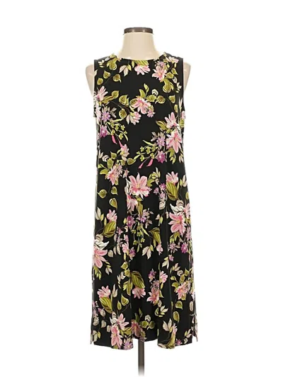 Pre-owned Jjill Casual Dress In Black