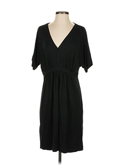 Pre-owned Jjill Casual Dress In Black