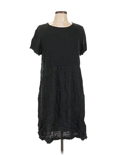 Pre-owned Jjill Casual Dress In Black