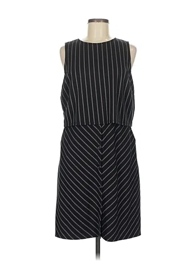 Pre-owned Jjill Casual Dress In Black