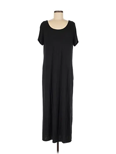 Pre-owned Jjill Casual Dress In Black