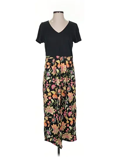 Pre-owned Jjill Casual Dress In Black