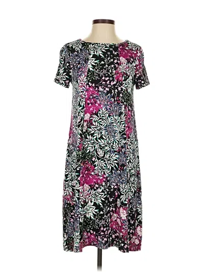 Pre-owned Jjill Casual Dress In Black