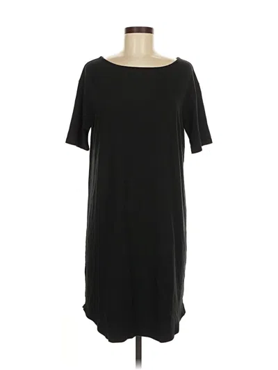 Pre-owned Jjill Casual Dress In Black