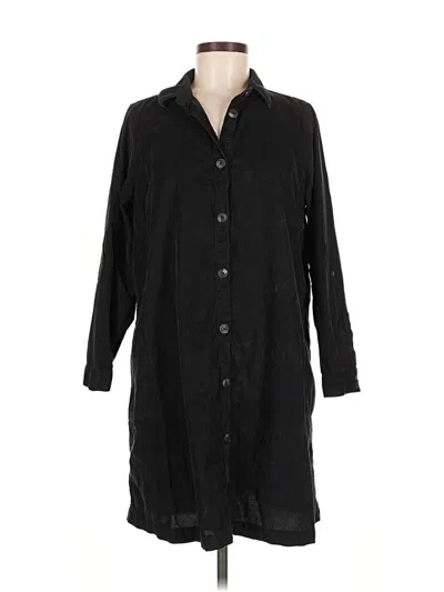 Pre-owned Jjill Casual Dress In Black