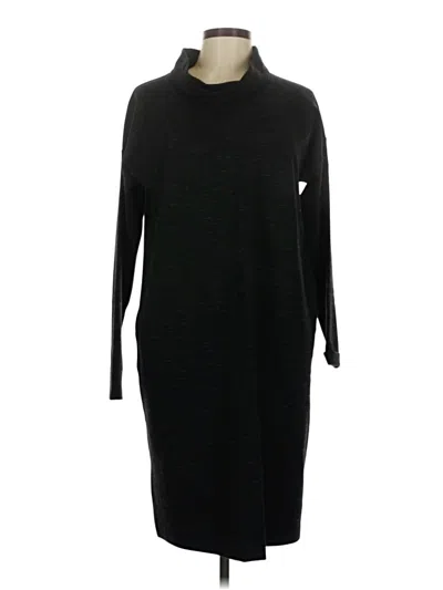 Pre-owned Jjill Casual Dress In Black