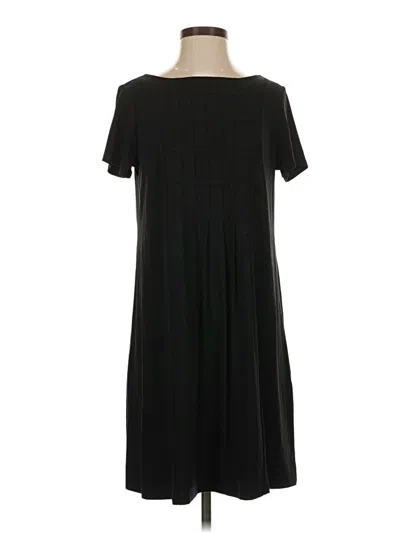 Pre-owned Jjill Casual Dress In Black