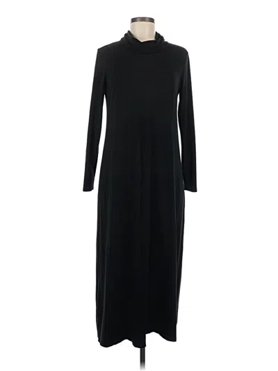 Pre-owned Jjill Casual Dress In Black