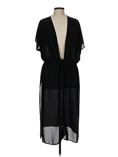 Pre-owned Jjill Casual Dress In Black