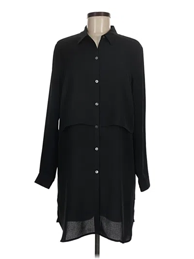 Pre-owned Jjill Casual Dress In Black