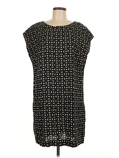 Pre-owned Jjill Casual Dress In Black