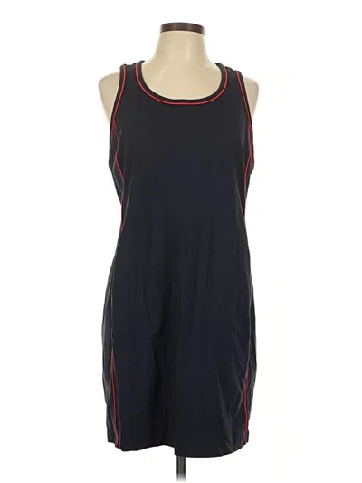 Pre-owned Jjill Casual Dress In Black