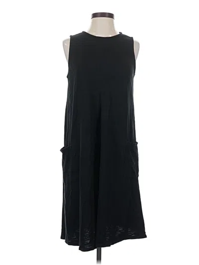 Pre-owned Jjill Casual Dress In Black