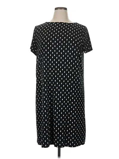 Pre-owned Jjill Casual Dress In Black