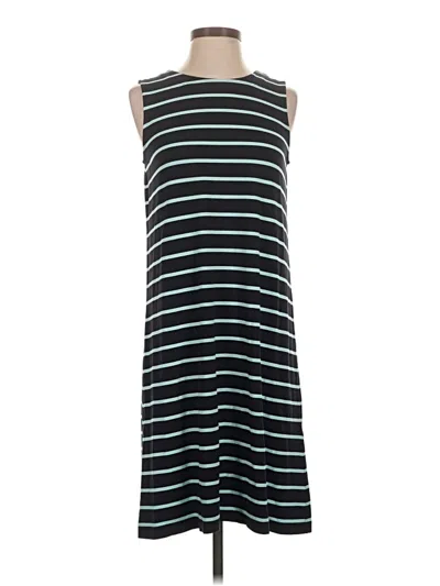 Pre-owned Jjill Casual Dress In Black