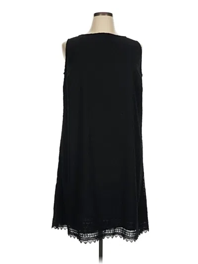 Pre-owned Jjill Casual Dress In Black