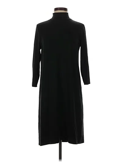 Pre-owned Jjill Casual Dress In Black