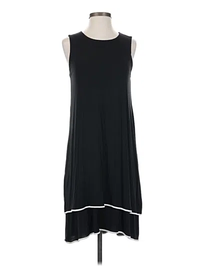 Pre-owned Jjill Casual Dress In Black