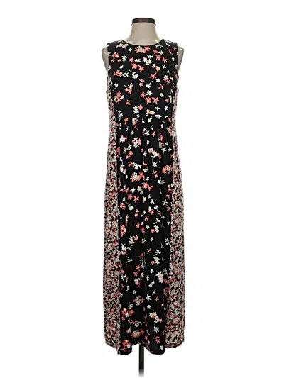 Pre-owned Jjill Casual Dress In Black
