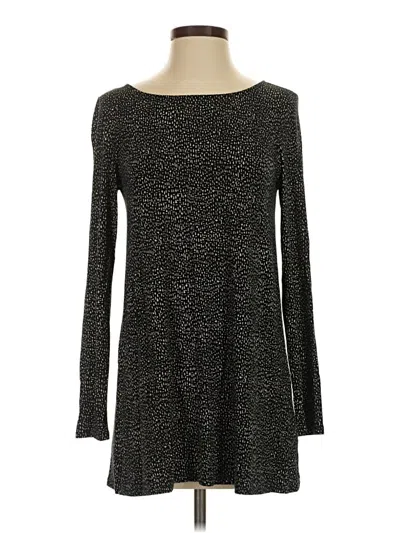 Pre-owned Jjill Casual Dress In Black