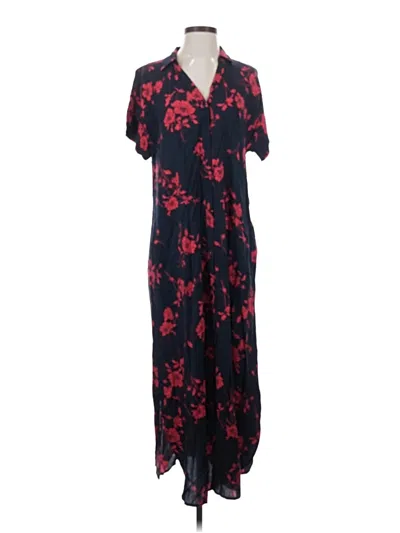 Pre-owned Jjill Casual Dress In Black