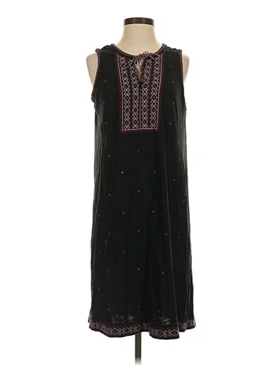 Pre-owned Jjill Casual Dress In Black