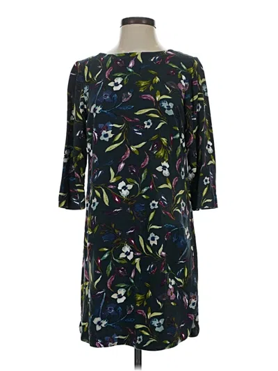 Pre-owned Jjill Casual Dress In Black