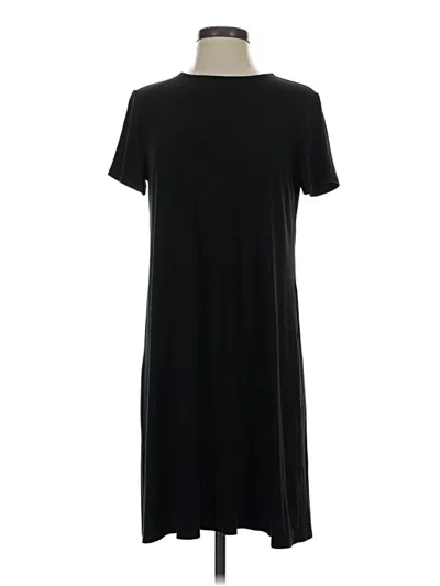 Pre-owned Jjill Casual Dress In Black