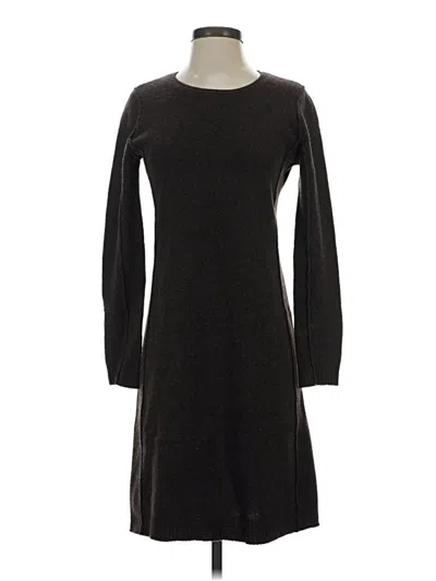 Pre-owned Jjill Casual Dress In Black