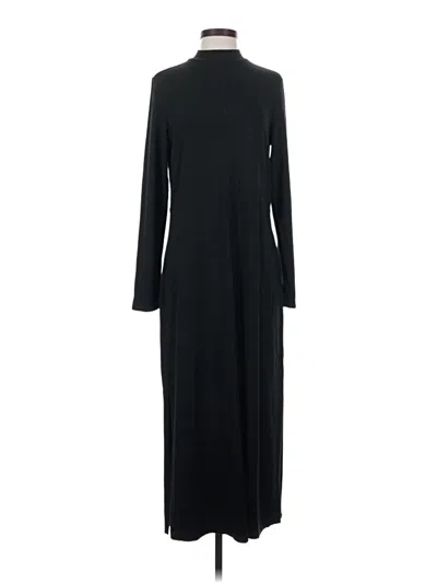 Pre-owned Jjill Casual Dress In Black