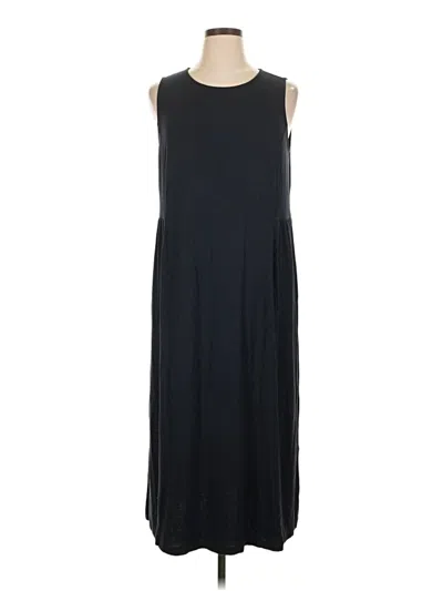 Pre-owned Jjill Casual Dress In Black