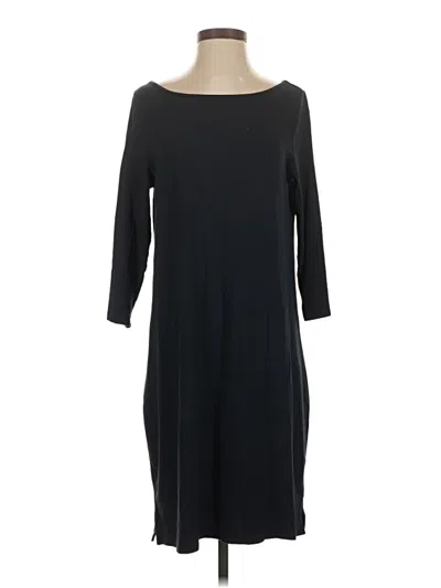 Pre-owned Jjill Casual Dress In Black