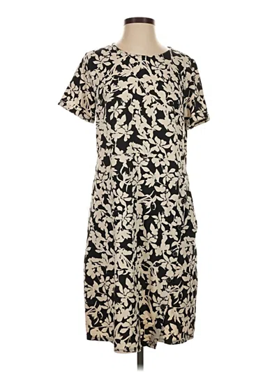 Pre-owned Jjill Casual Dress In Black