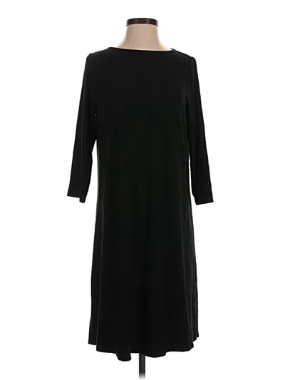 Pre-owned Jjill Casual Dress In Black