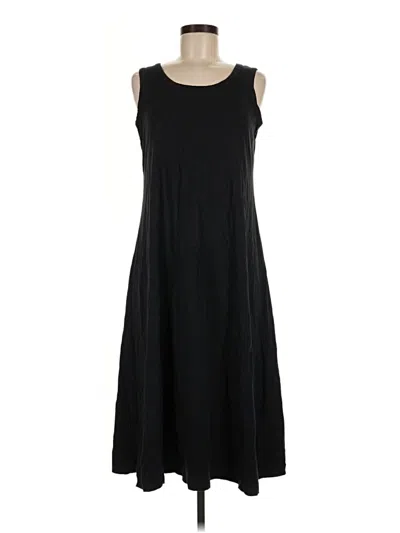 Pre-owned Jjill Casual Dress In Black
