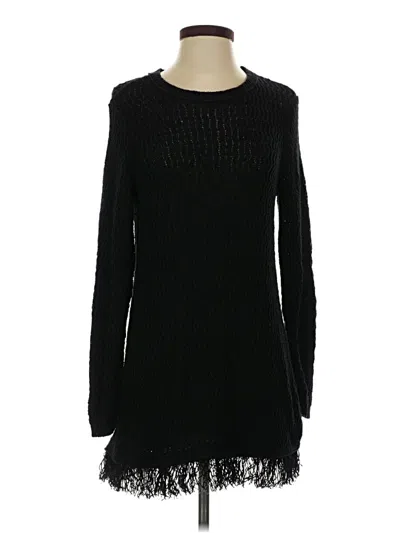 Pre-owned Jjill Casual Dress In Black
