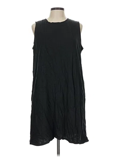 Pre-owned Jjill Casual Dress In Black