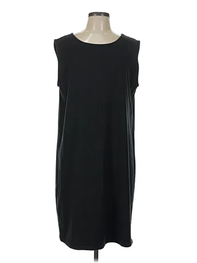 Pre-owned Jjill Casual Dress In Black