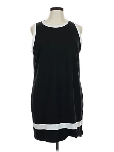 Pre-owned Jjill Casual Dress In Black