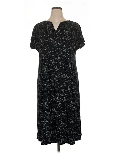 Jjill Casual Dress In Black