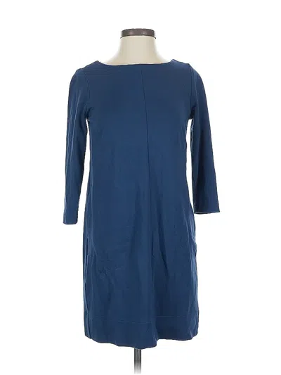 Pre-owned Jjill Casual Dress In Blue