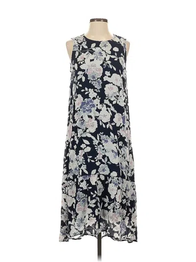 Pre-owned Jjill Casual Dress In Blue