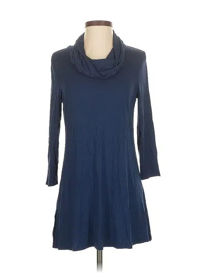 Pre-owned Jjill Casual Dress In Blue