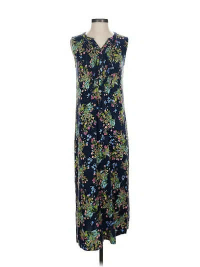 Pre-owned Jjill Casual Dress In Blue