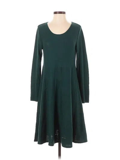 Pre-owned Jjill Casual Dress In Blue