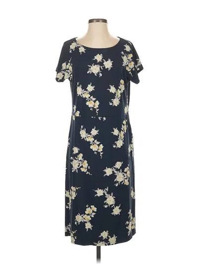 Pre-owned Jjill Casual Dress In Blue