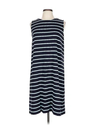 Pre-owned Jjill Casual Dress In Blue