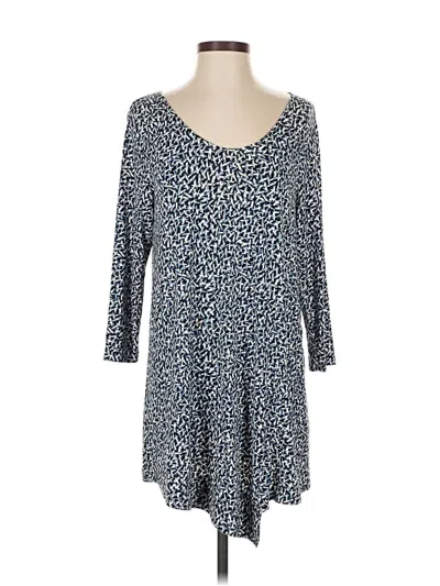 Pre-owned Jjill Casual Dress In Blue